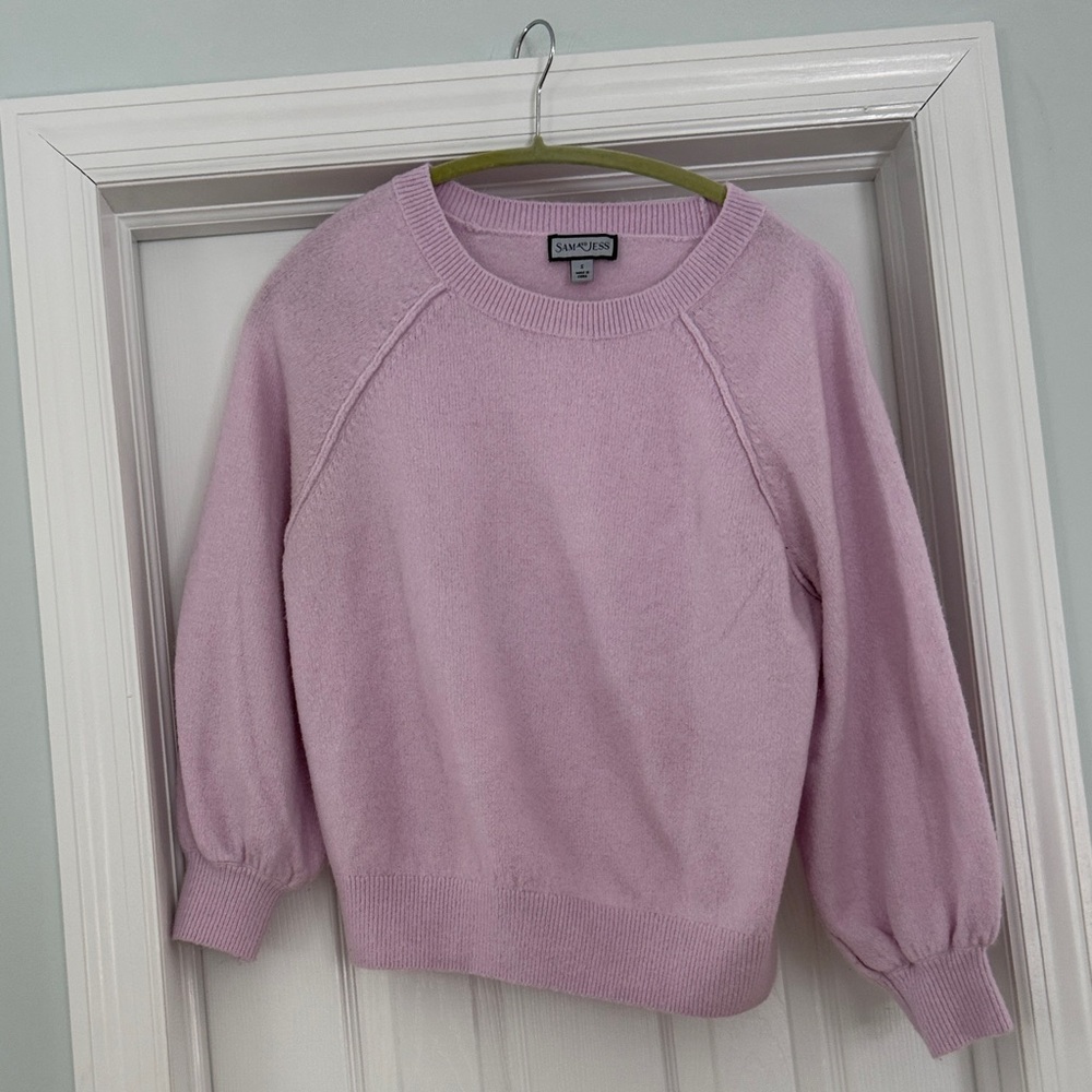 Sundance Light Purple Crew Neck Sweater